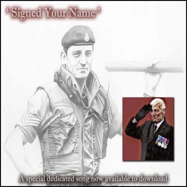 CD Cover of Signed Your Name - Written by Dennis Hutchings