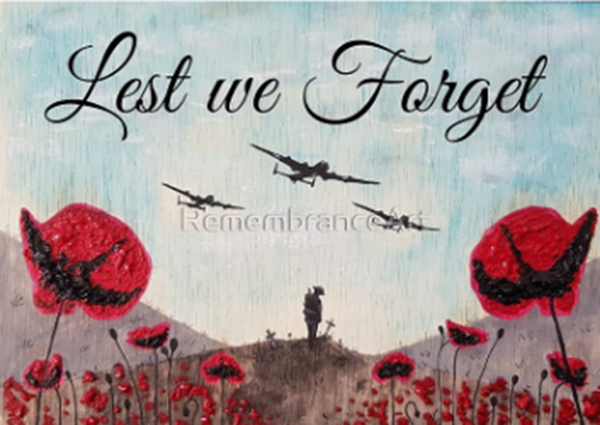 Lest We Forget - Remembrance Artwork